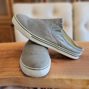 L.L. Bean Sunwashed Canvas Slip On Shoes Size 8